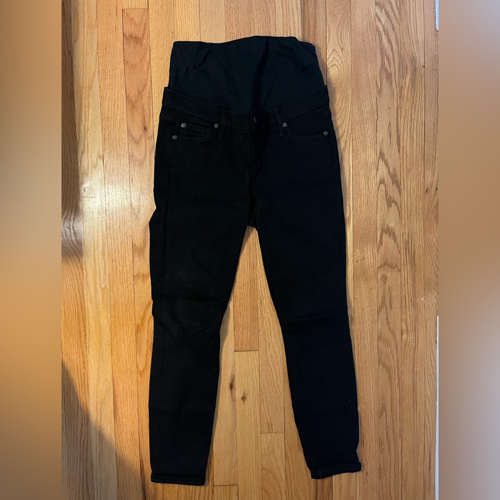 Gap brand black denim maternity jeans